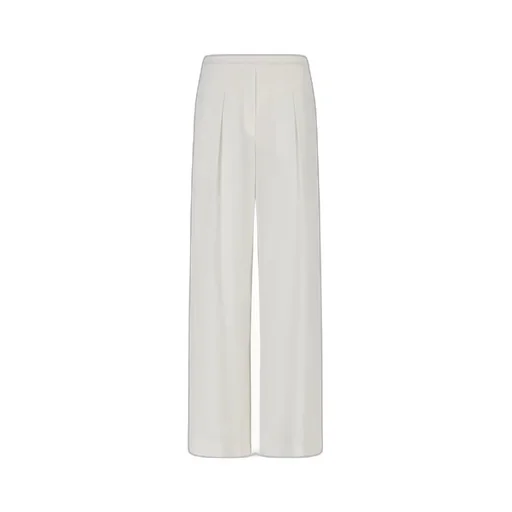 Pleated-Front Straight Trousers