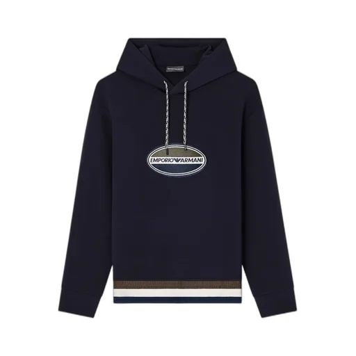Embroidered-Logo Hoodie