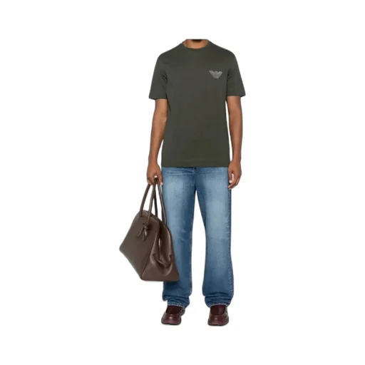 Eagle-Logo Cotton T-Shirt