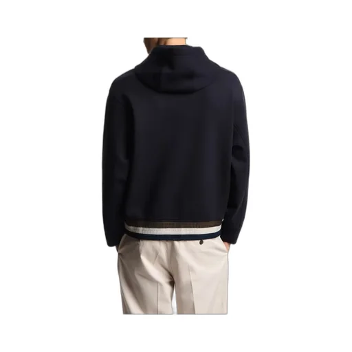 Embroidered-Logo Hoodie