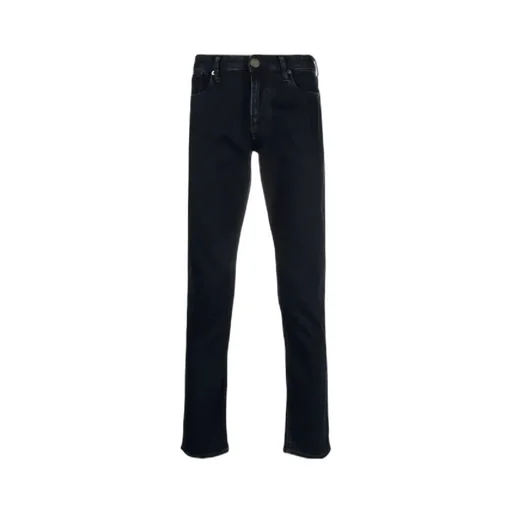 Five-Pocket Logo-Plaque Jeans