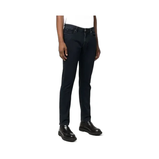 Five-Pocket Logo-Plaque Jeans