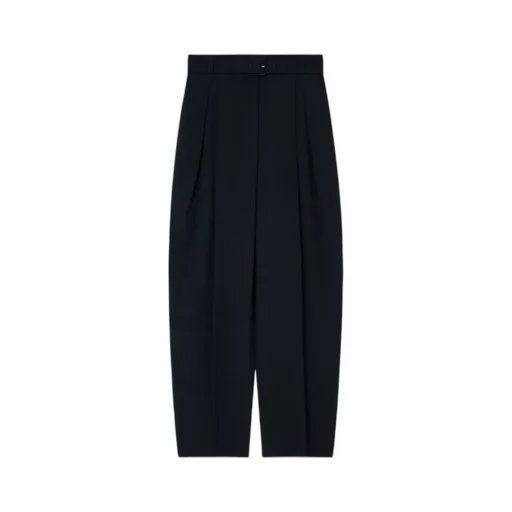 Pleated Belted Trousers