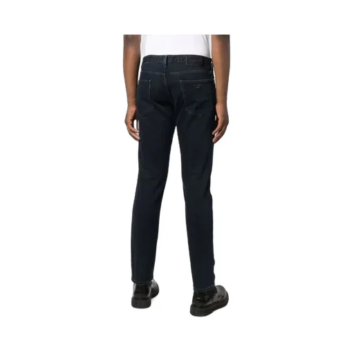 Five-Pocket Logo-Plaque Jeans