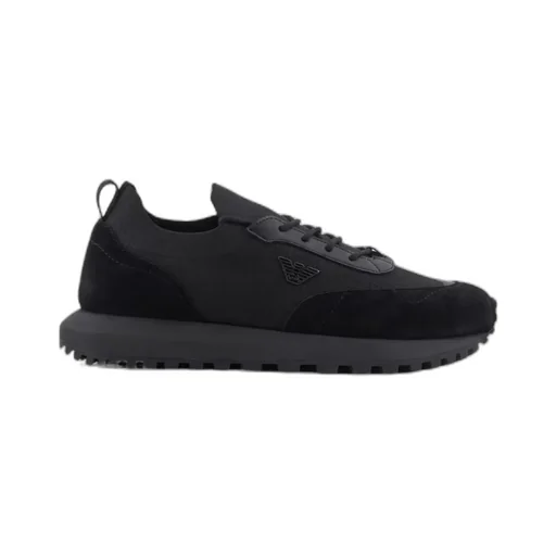 Logo-Detail Knit Sneakers