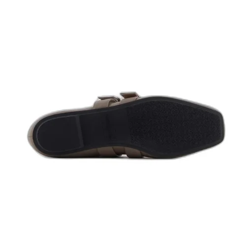 Double-Buckle Ballet Flats