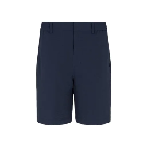 Seersucker Elastic-Waist Shorts