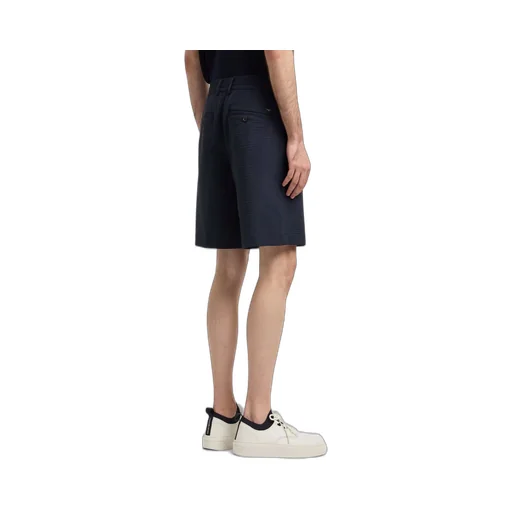 Seersucker Elastic-Waist Shorts