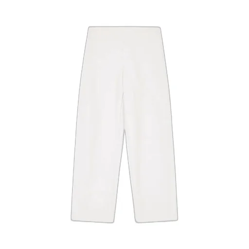 Textured Straight Trousers