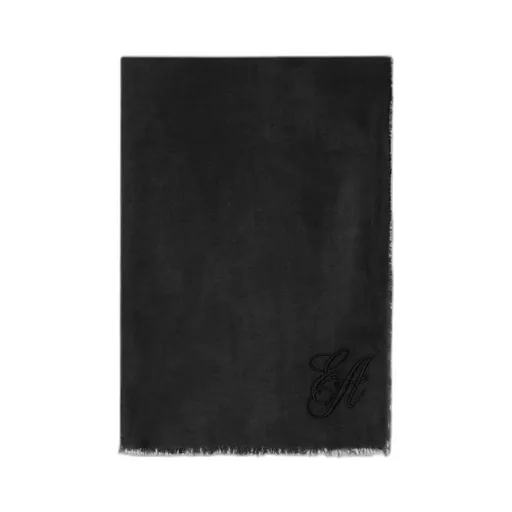 Oversized Modal Stole With Ea Signature Embroidery
