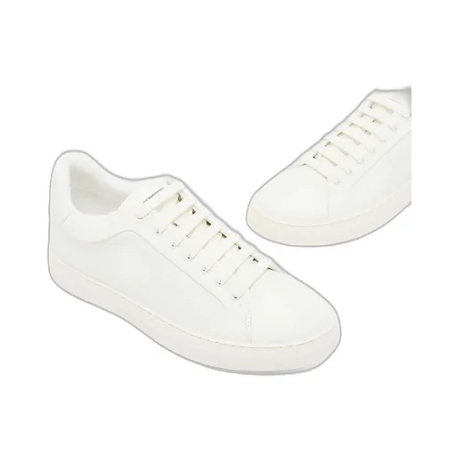 Logo-Detail Leather Sneakers