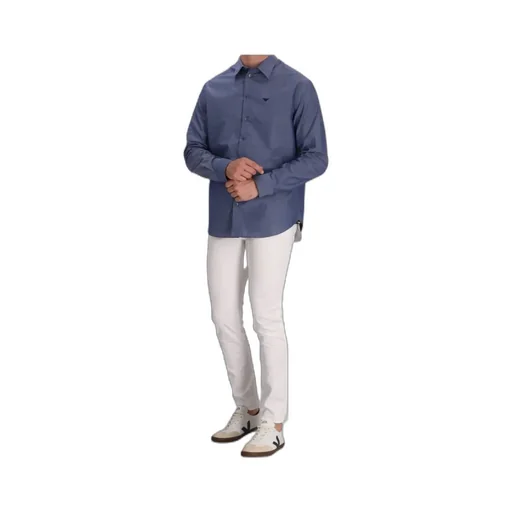 Eagle-Logo Cotton Shirt