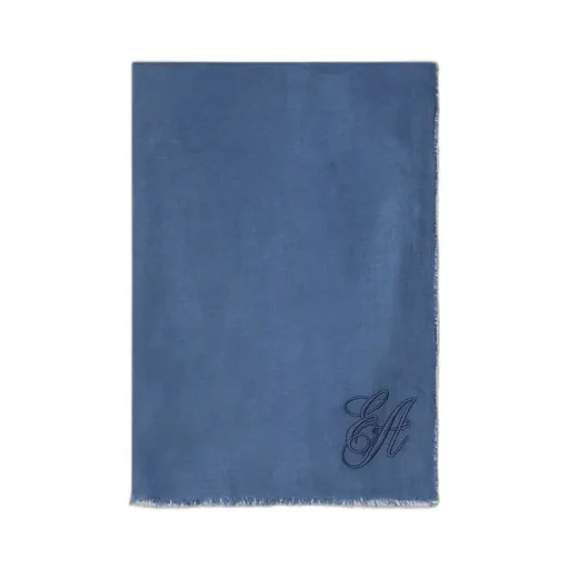 Oversized Modal Stole With Ea Signature Embroidery