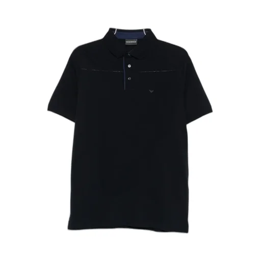 Contrast-Stitch Polo Shirt