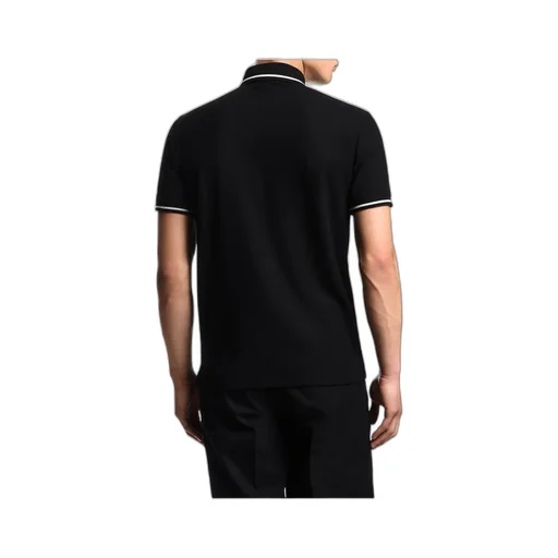 Stripe Detailed Short-Sleeved Polo Shirt