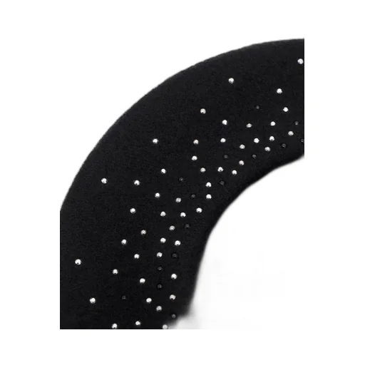 Logo Embellished Beret