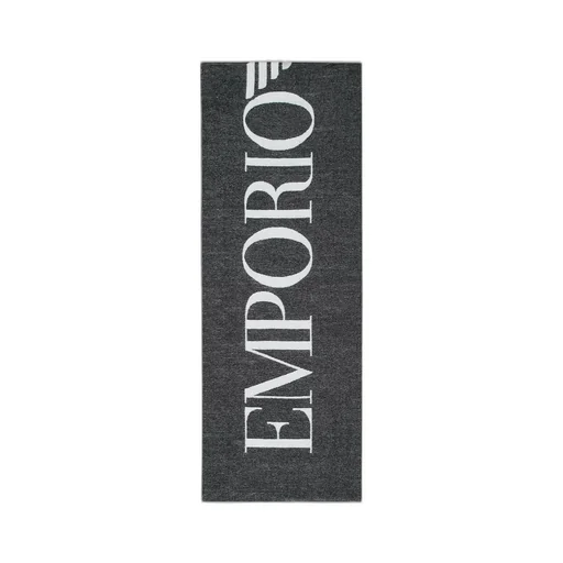 Maxi Logo Fringed Scarf