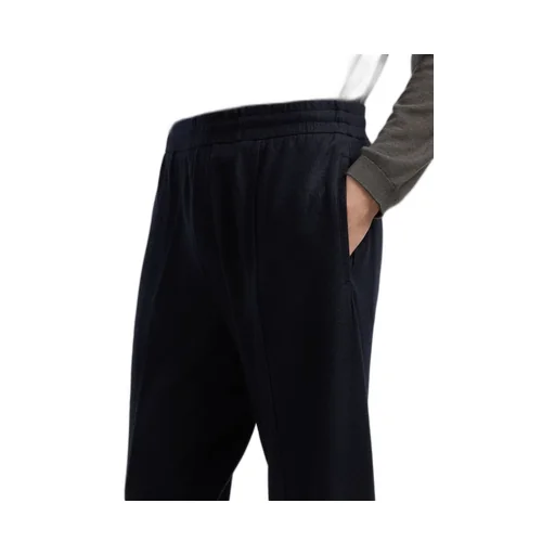 Elasticated-Waist Wool Trousers