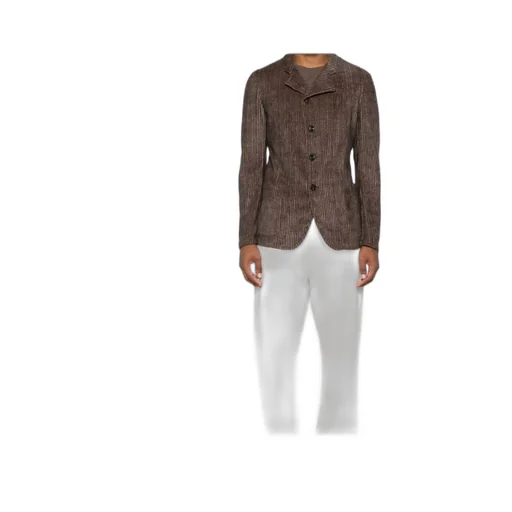 Herringbone-Pattern Blazer