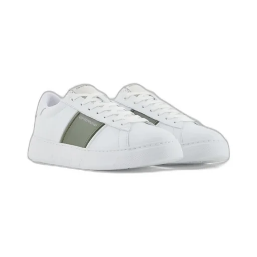Contrasting-Panel Sneakers