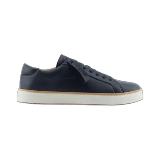 Leather Lace-Up Sneakers