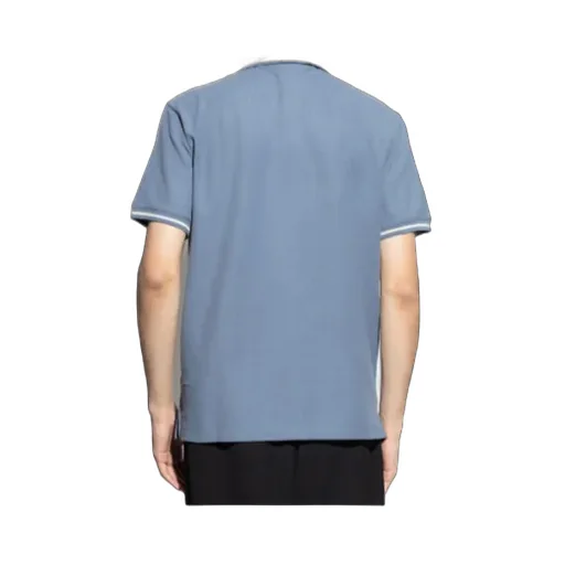 Tipped-Collar Cotton Polo Shirt