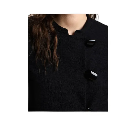 Asymmetric-Fastening Jacket