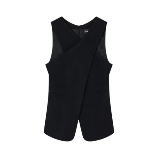 Cross-Back Sleeveless Top