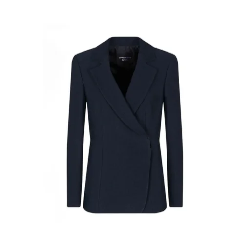 Textured Wrap Blazer