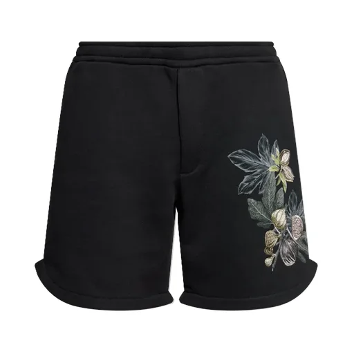 Embroidered Cotton Shorts
