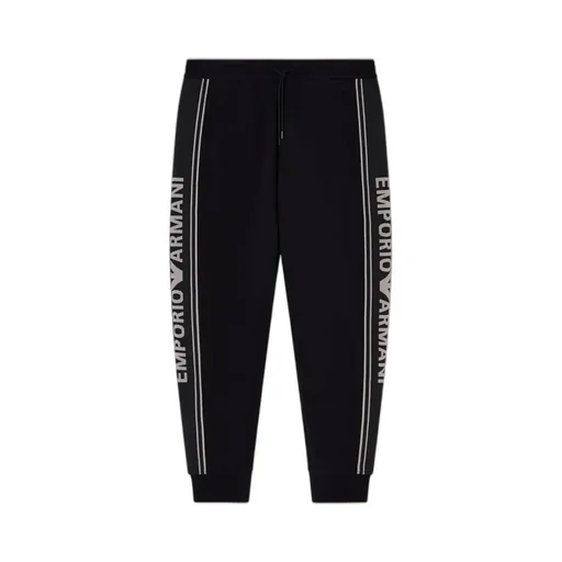 Logo Stripes Double Jersey Joggers