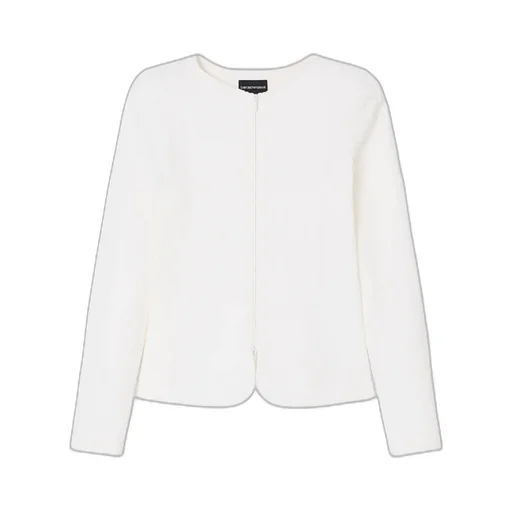Herringbone-Pattern Zip-Up Jacket