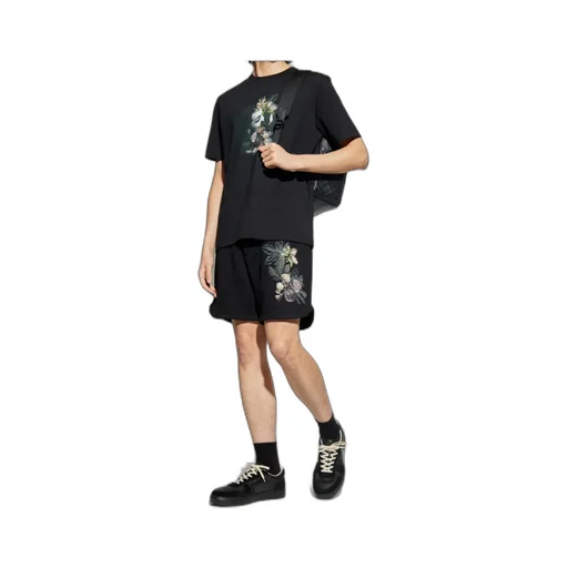 Floral-Print Portrait T-Shirt