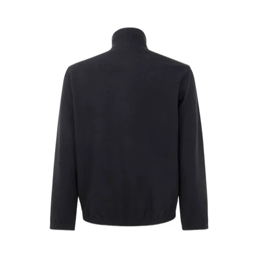 Jacquard Zip-Up Sweatshirt