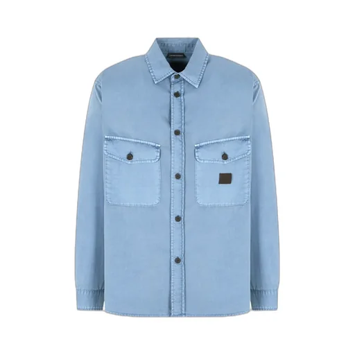 Double-Pocket Cotton Shirt Jacket