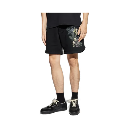 Embroidered Cotton Shorts