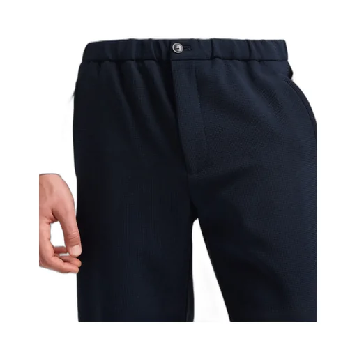 Elasticated-Waist Trousers