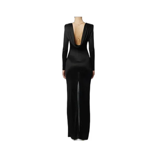 Long-Sleeved Maxi Dress