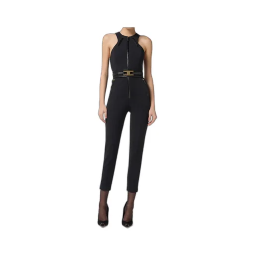 Double-Layer CrÊPe Jumpsuit