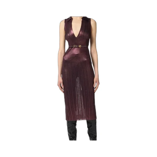 Pleated Midi Dress