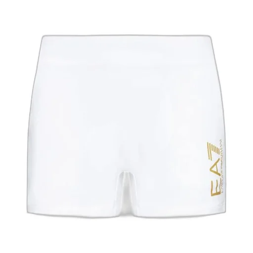 Logo Print Fitted Shorts