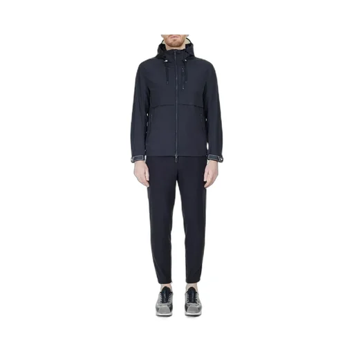 Zipped Logo Hooded Jacket
