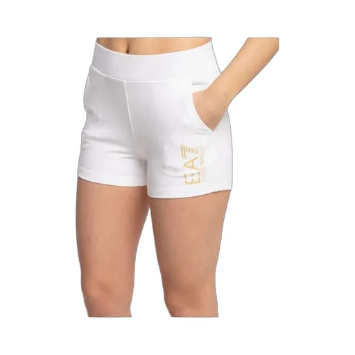 Logo Print Fitted Shorts