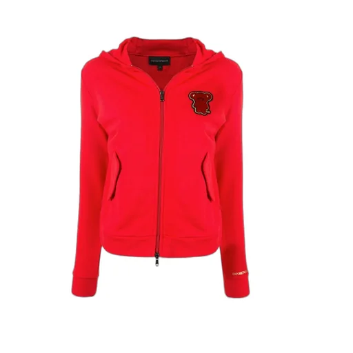 Logo Hooded Casual Coat