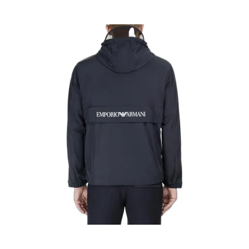 Zipped Logo Hooded Jacket