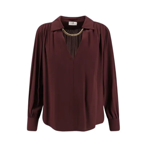 Jewel Detailed Georgette Blouse