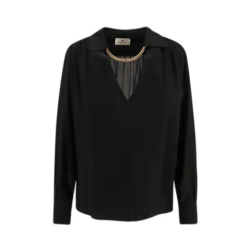 Jewel Detailed Georgette Blouse