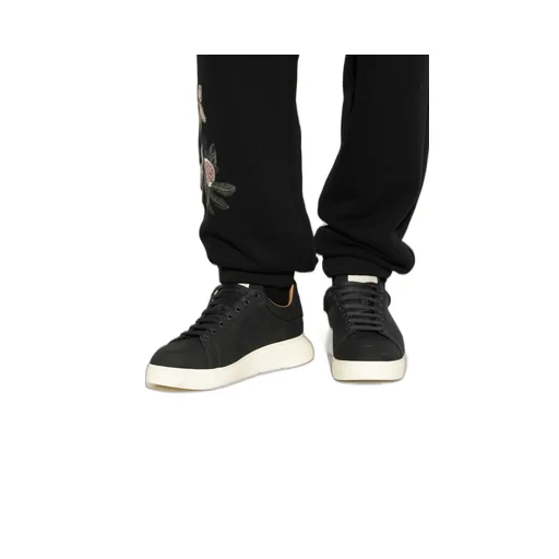 Round Toe Lace-Up Sneakers
