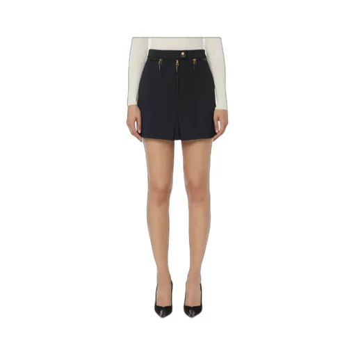 Zip Double Layer CrÊPe Skirt