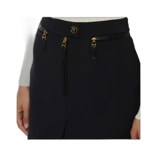 Zip Double Layer CrÊPe Skirt